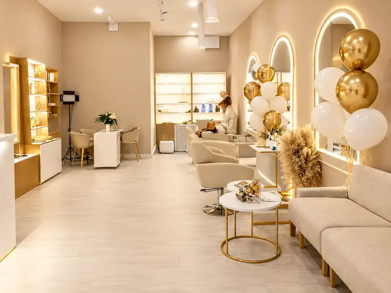 Зона ожидания VALERI HAIR STUDIO